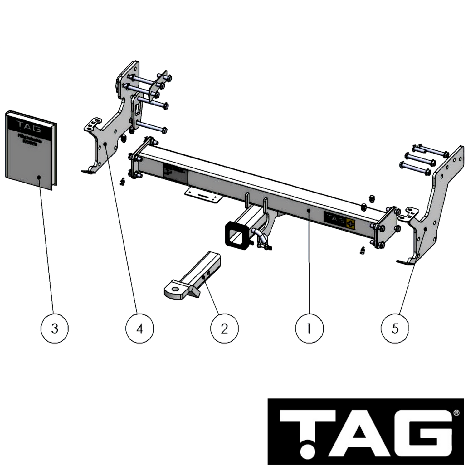 GWM Cannon Tub Body 09/2020 - On (Universal Harness - Does not deactivate reverse sensors) - Towbar Kit