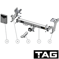 GWM Cannon Tub Body 09/2020 - On (Universal Harness - Does not deactivate reverse sensors) - Towbar Kit