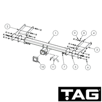 Volkswagen Transporter T5 Van 08/2004 - 12/2009 - Towbar Kit