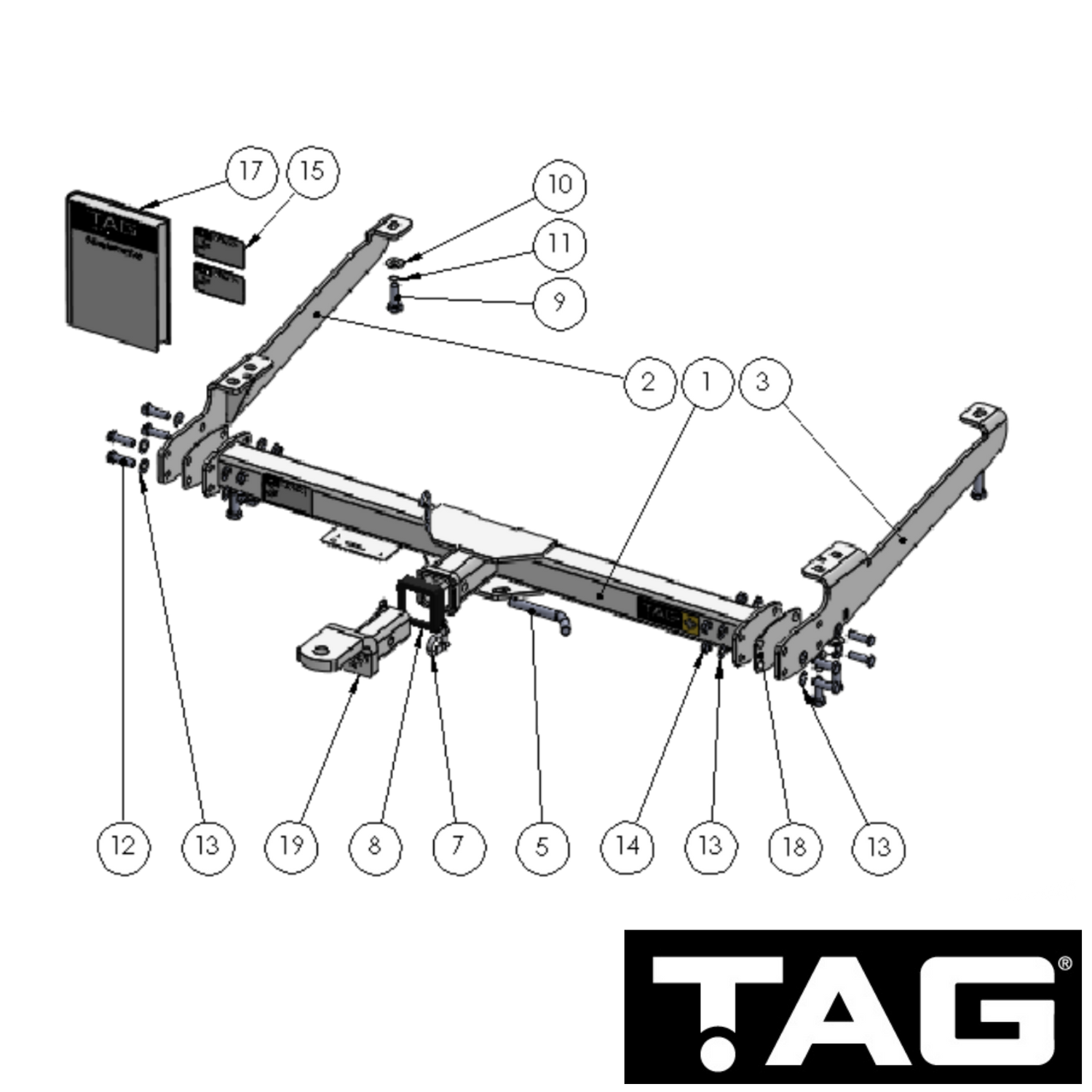 Renault Trafic X82 Van 05/2014 - On - Towbar Kit