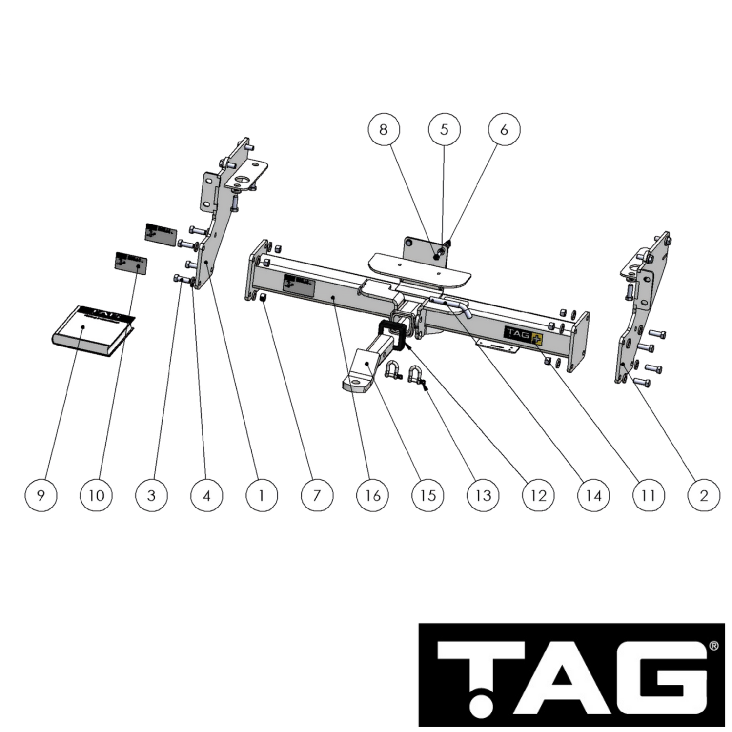 RAM 1500 Ute 06/2018 - On - Towbar Kit