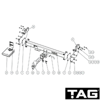 Toyota LandCruiser 79 Series Cab Chassis 08/2012 - On - Towbar Kit