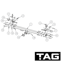 Toyota HiLux Cab Chassis 04/2005 - 08/2015 - Towbar Kit