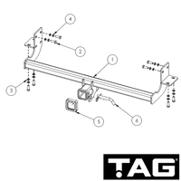 Toyota HiAce Gen 6 LWB & SLWB Van 03/2019 - On - Towbar Kit