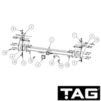 Toyota HiLux Tub Body With Bumper 04/2005 - 08/2015 - Towbar Kit