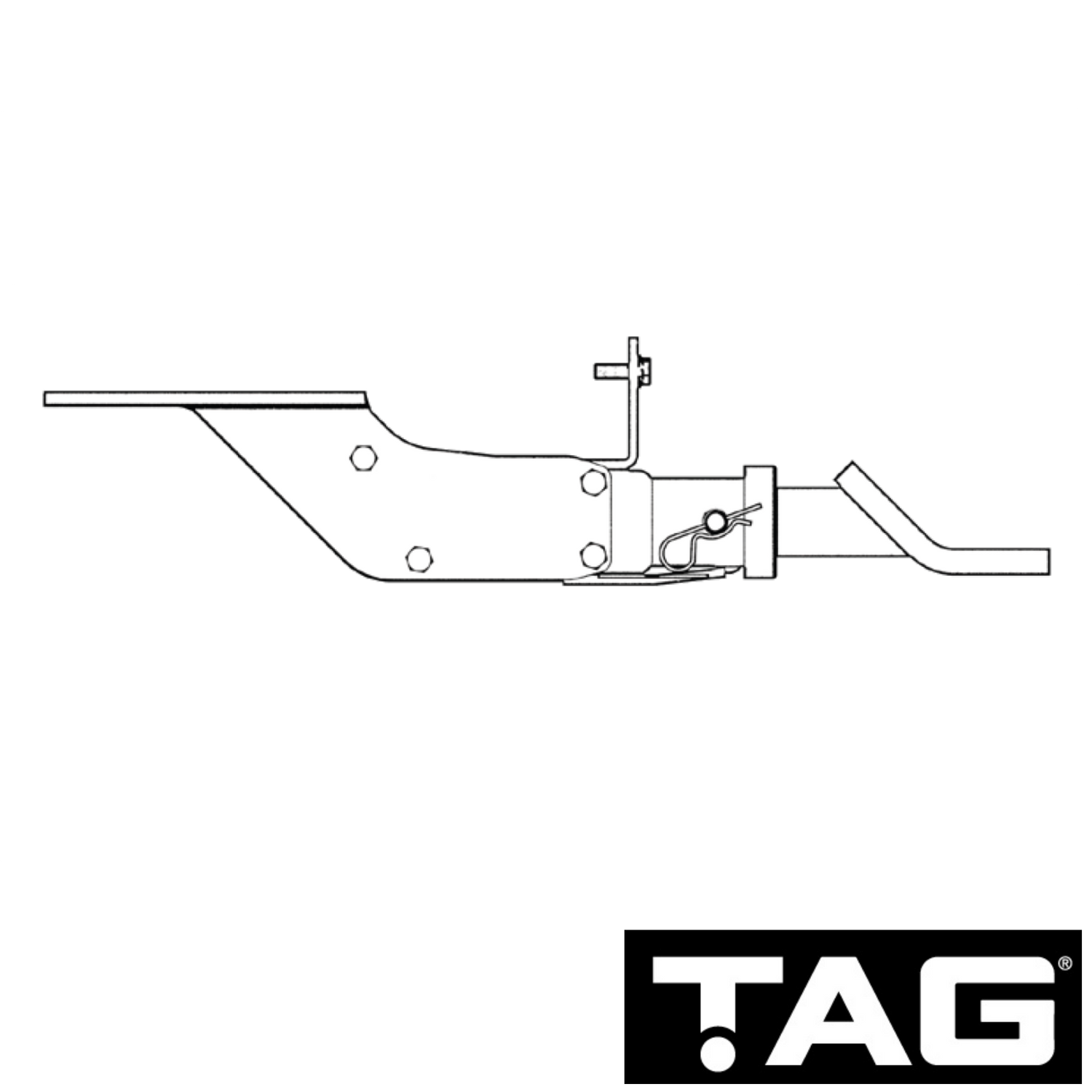 Toyota Prado 5 Door SUV 11/2009 - 11/2017 (Spare Wheel Under) - Towbar Kit