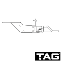 Toyota Prado 5 Door SUV 11/2009 - 11/2017 (Spare Wheel Under) - Towbar Kit