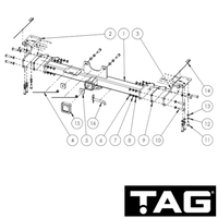 Toyota Prado 120 Series SUV 04/2003 - 10/2009 - Towbar Kit