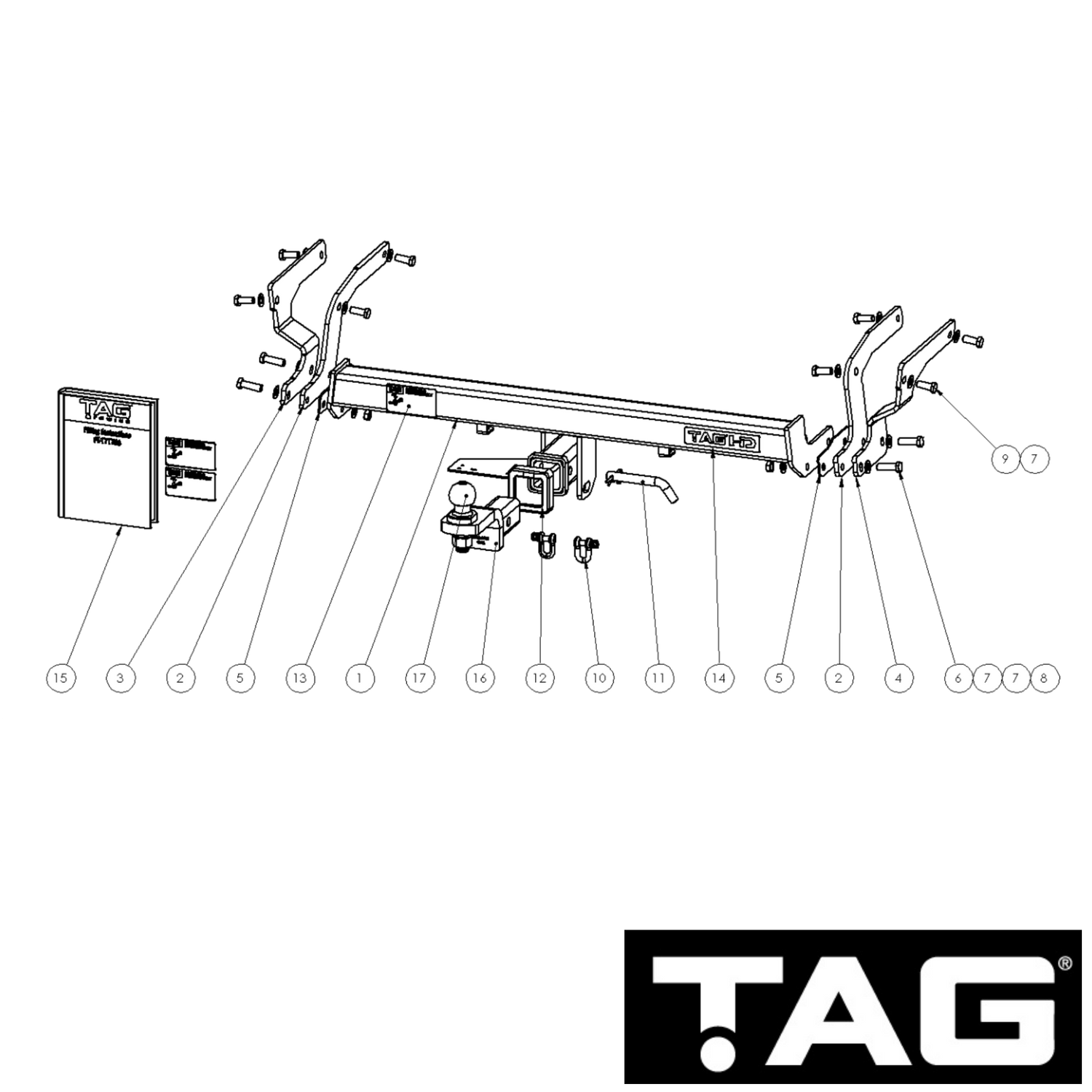 Toyota Rav 4 SUV 01/2019 - On (Inc Hybrid) - Towbar Kit