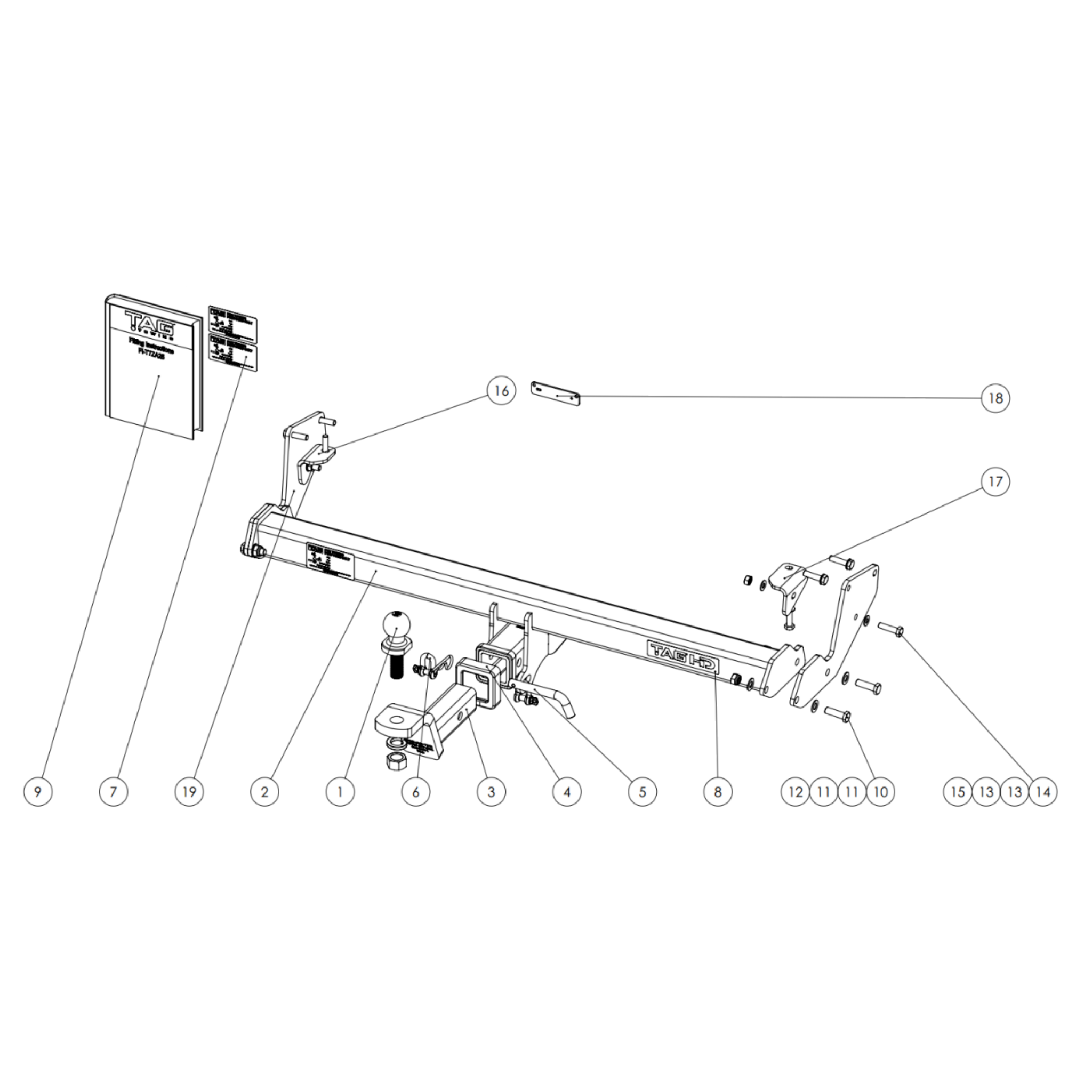 Hyundai Kona SX2 SUV 07/2023 - On - Towbar Kit