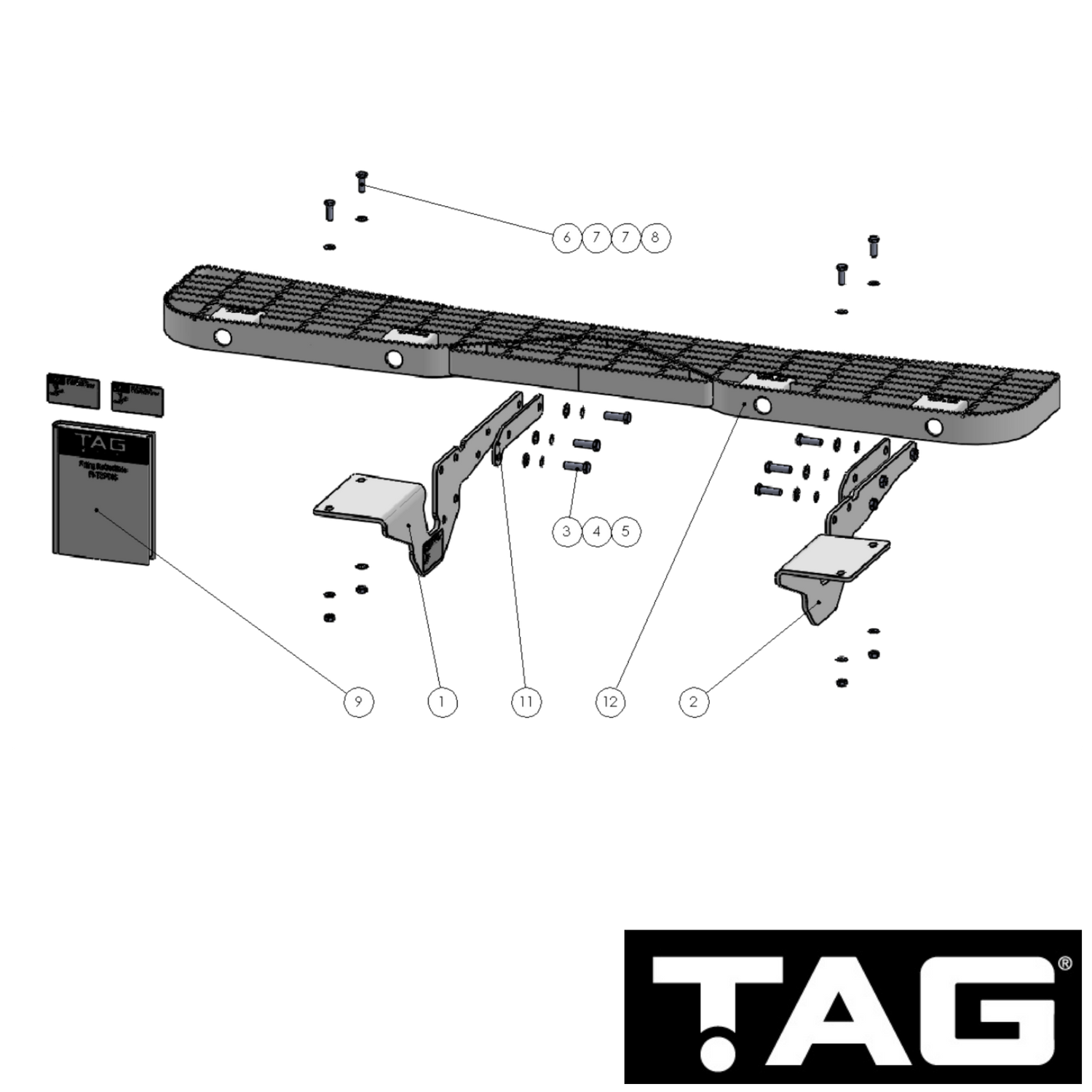 Volkswagen Transporter T5 Van 01/2010 - 06/2015 - Tradesman Rear Step