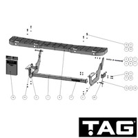 LDV G10 Van 06/2015 - On - Tradesman Rear Step