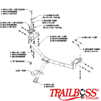 Toyota HiAce Commuter Bus 01/1989 - 03/2005 - Towbar Kit
