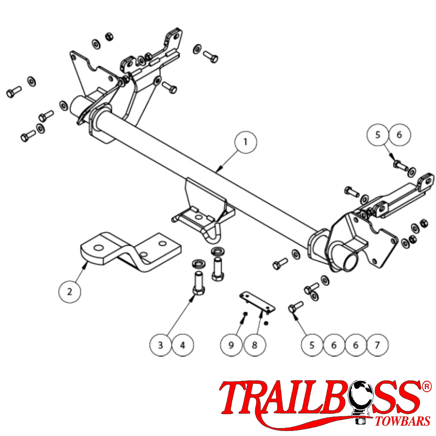 Toyota Yaris Hatch 10/2011 - 03/2017 (Not MY17) - Towbar Kit