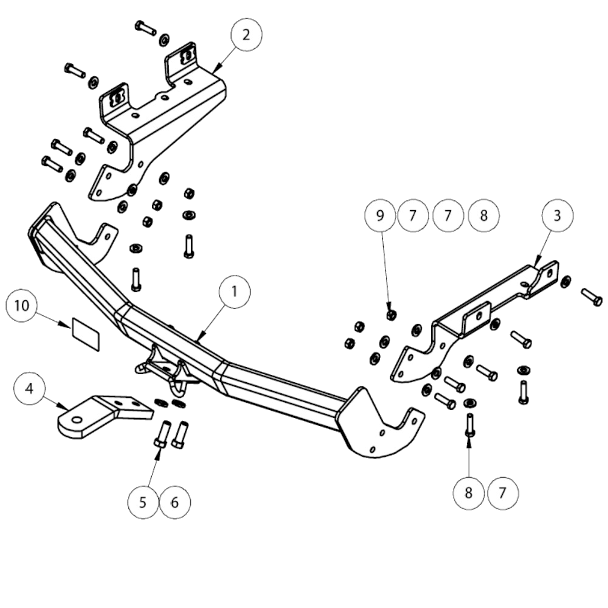Toyota Rav 4 SUV 02/2013 - 12/2018 - Towbar Kit