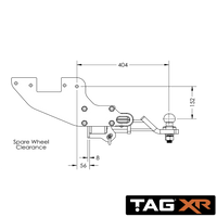 Toyota HiLux 4wd Tub Body 09/2015 - On - Towbar Kit