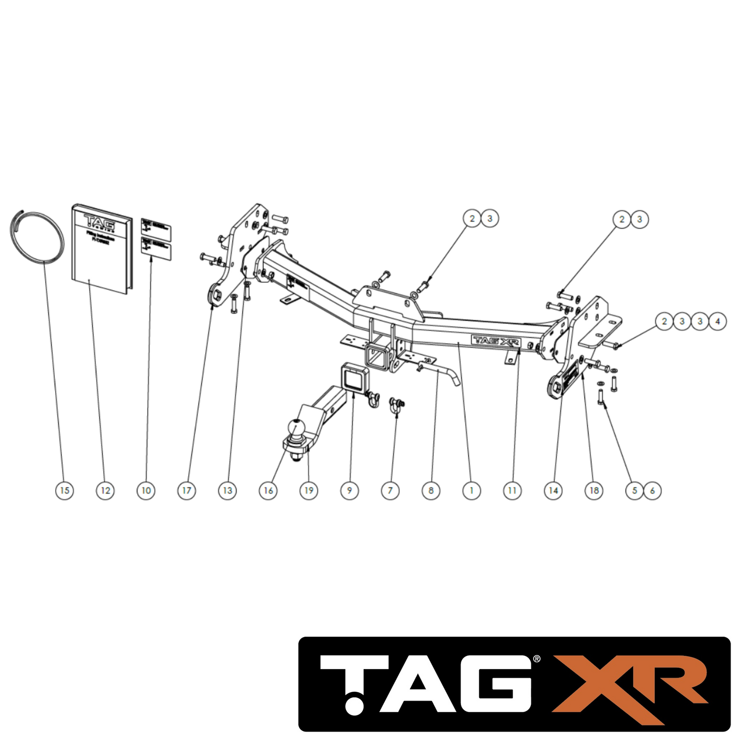 Isuzu MU-X SUV 07/2021 - On - Towbar Kit