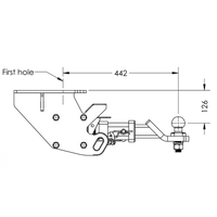 Volkswagen Amarok Tub Body 12/2022 - On - Towbar Kit