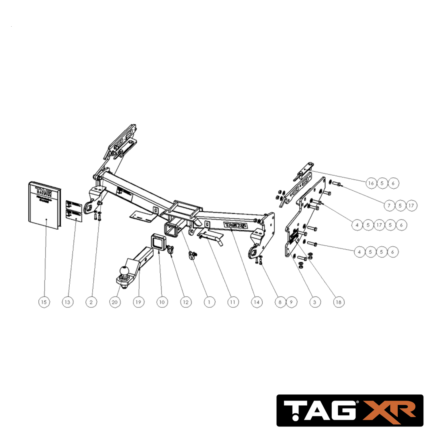 Mitsubishi Triton MR 2wd & 4wd Tub Body 11/2018 - 01/2024 - Towbar Kit