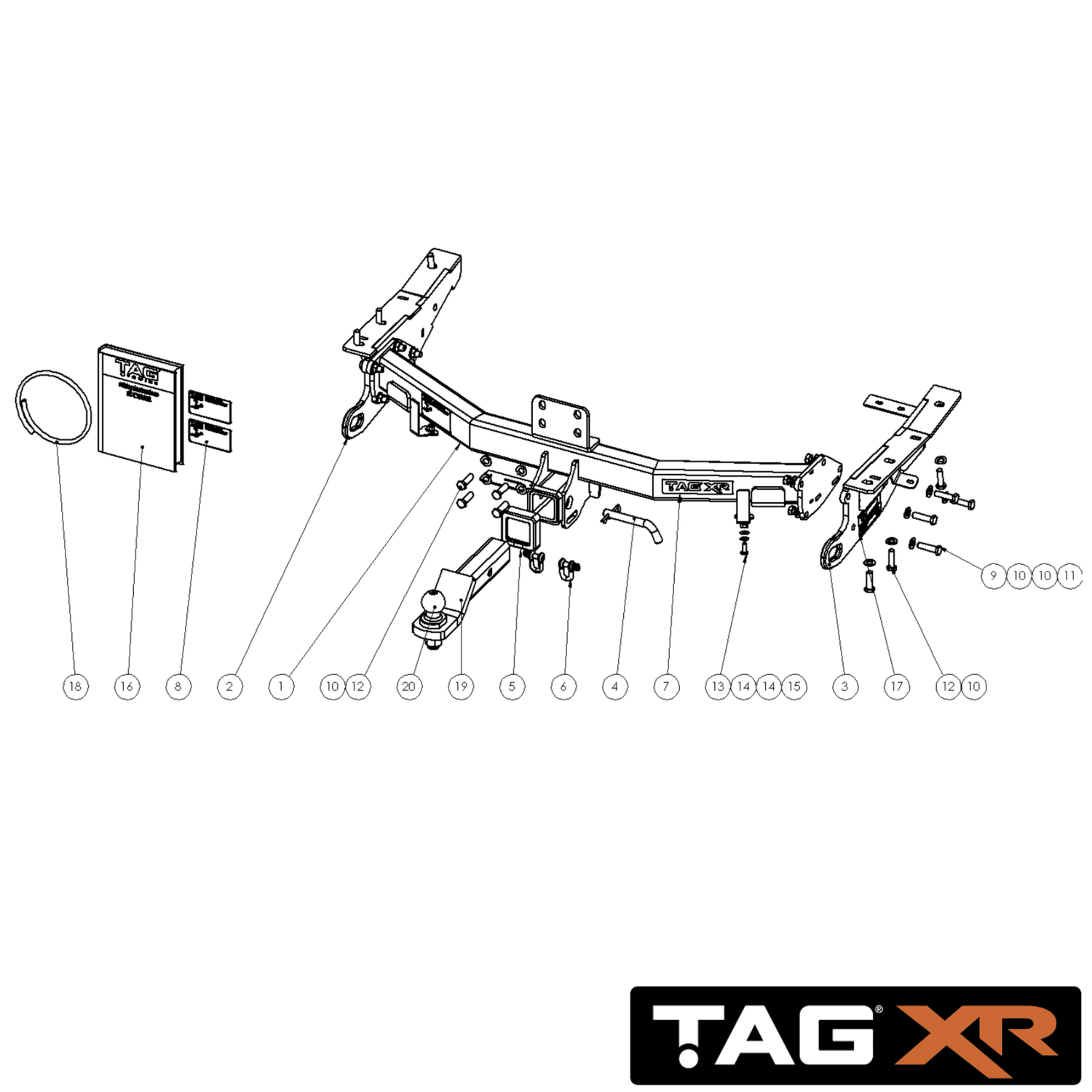 Nissan Patrol Y62 Series 5 SUV 09/2019 - On - Towbar Kit