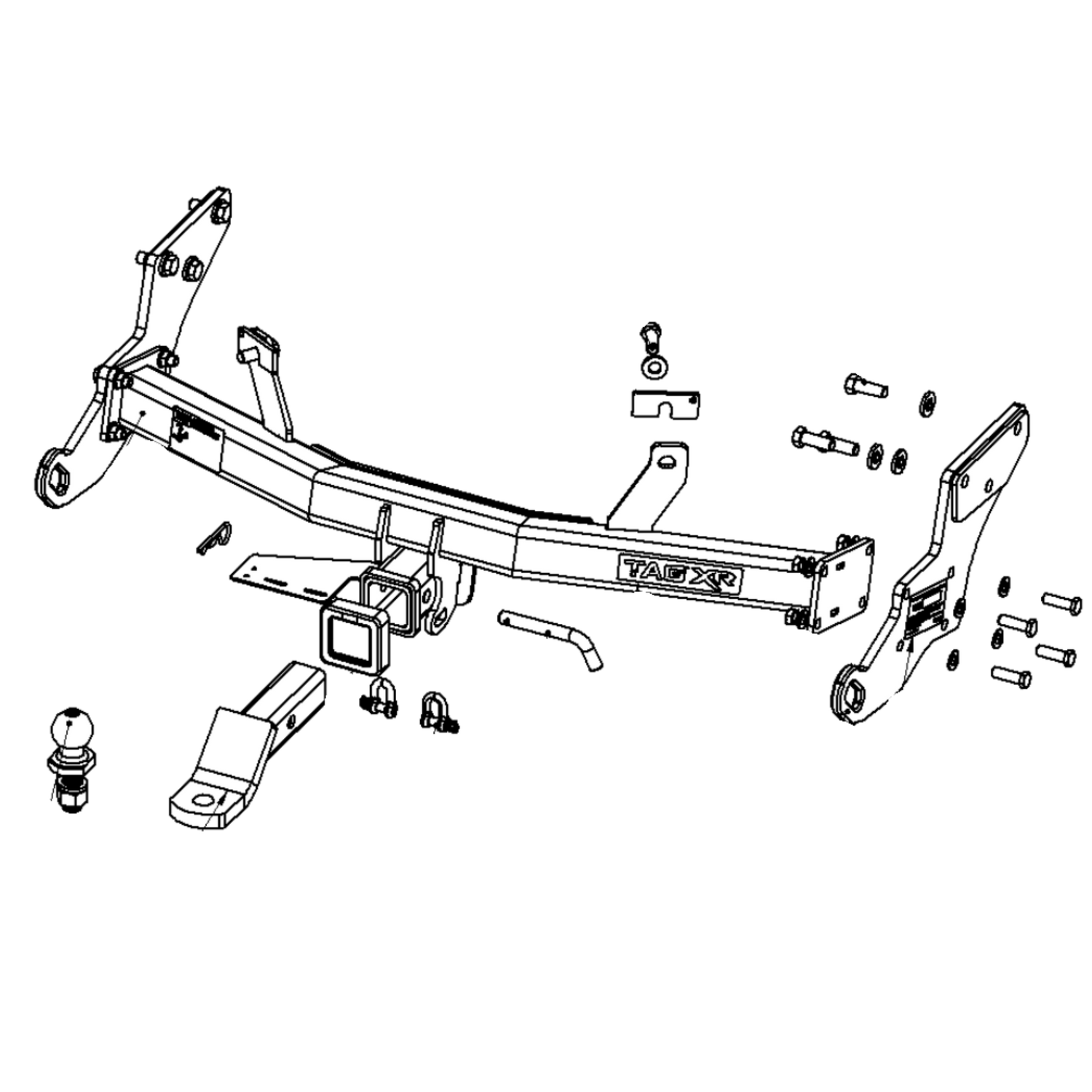 Ford Everest SUV 06/2022 - On - Towbar Kit