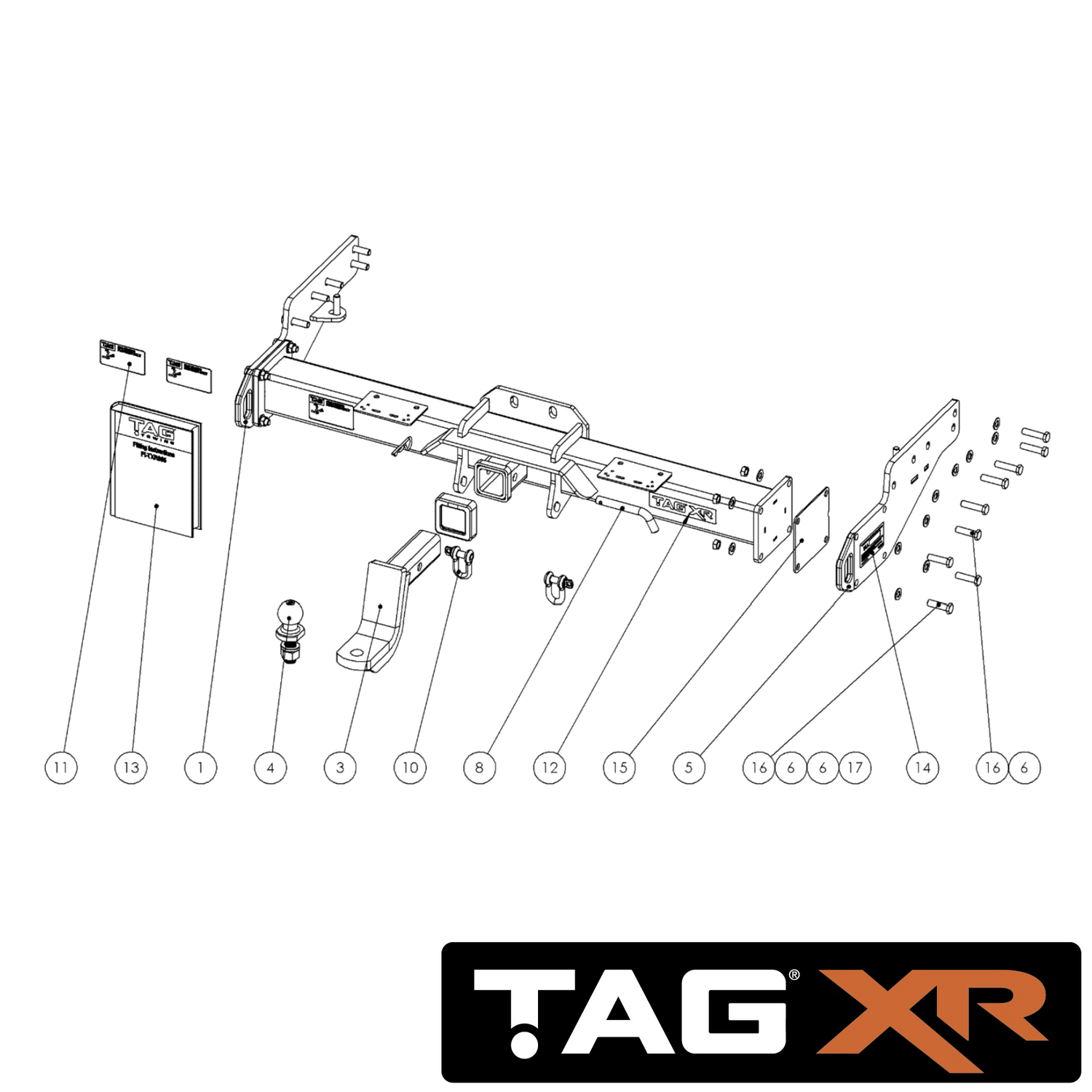 Mitsubishi Triton MV Cab Chassis 03/2024 - On - Towbar Kit