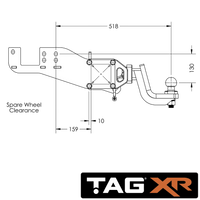 Isuzu D-Max Tub Body 07/2020 - On - Towbar Kit