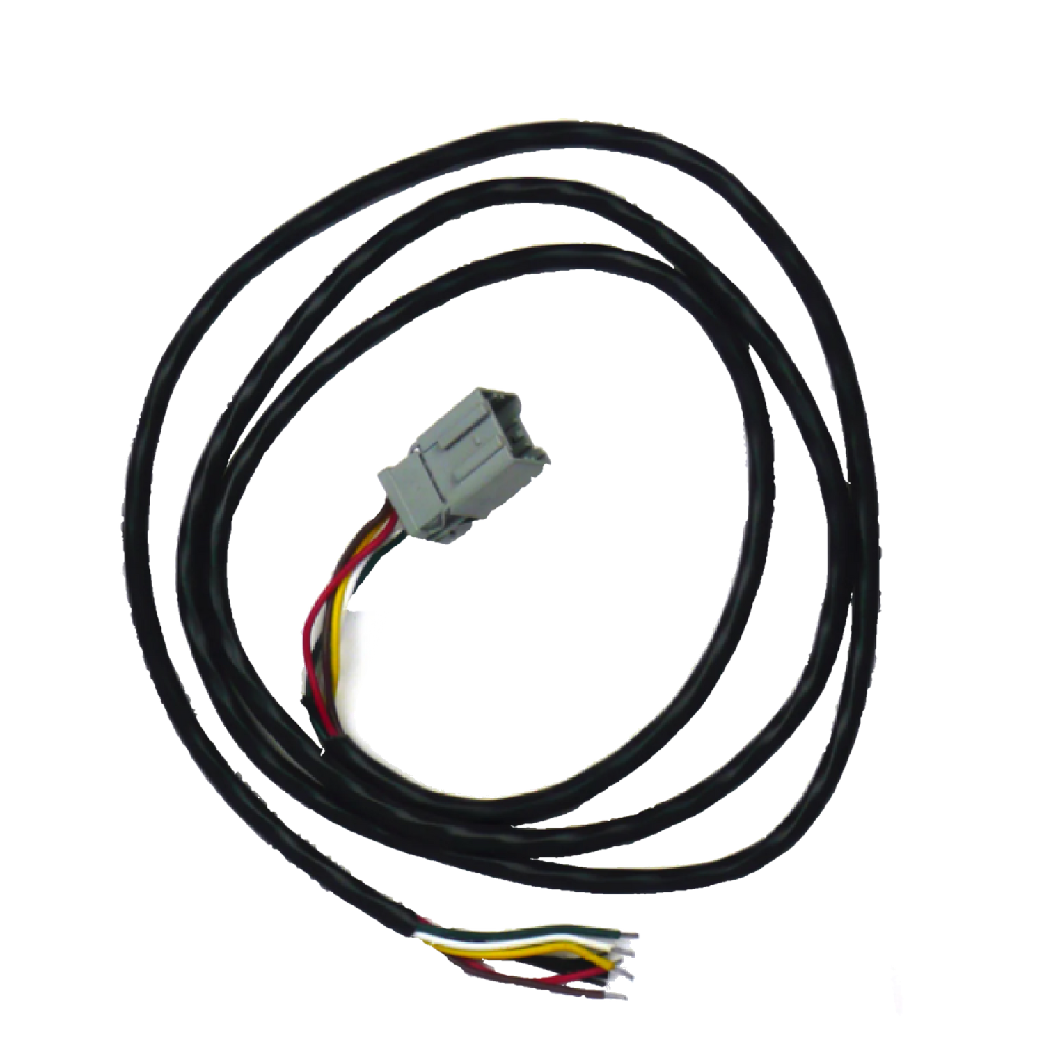 A black wiring harness with a connector for a Honda CR-V SUV.