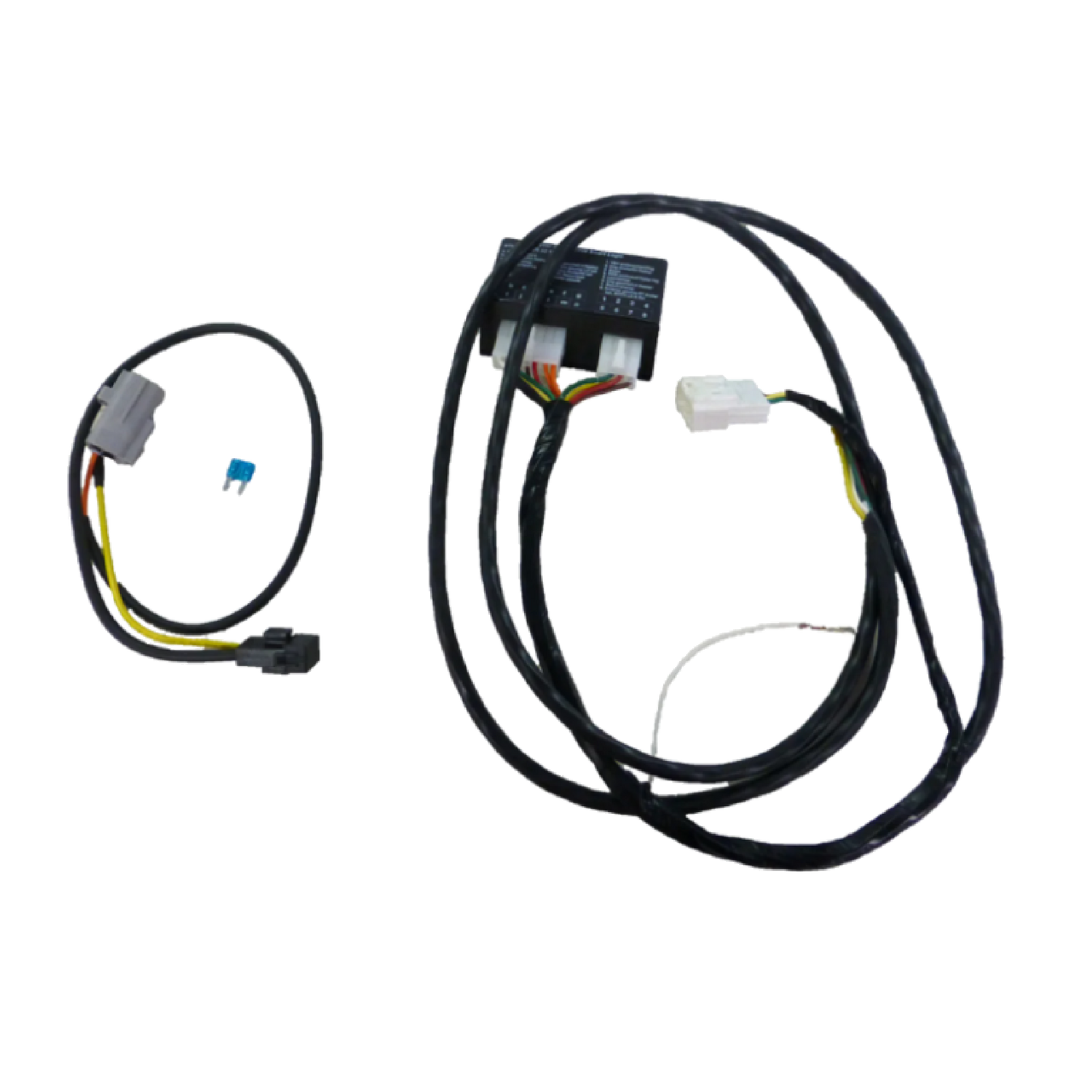 A direct fit wiring harness for Mitsubishi ASX SUV, appearing as a series of wires and connectors against a white background.