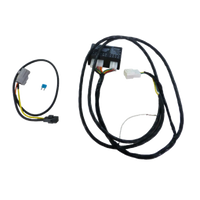 A direct fit wiring harness for Mitsubishi ASX SUV, appearing as a series of wires and connectors against a white background.