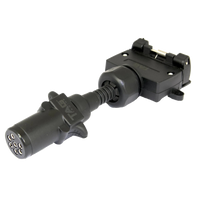 7 Pin Small Round Plug to 7 Pin Flat Adaptor