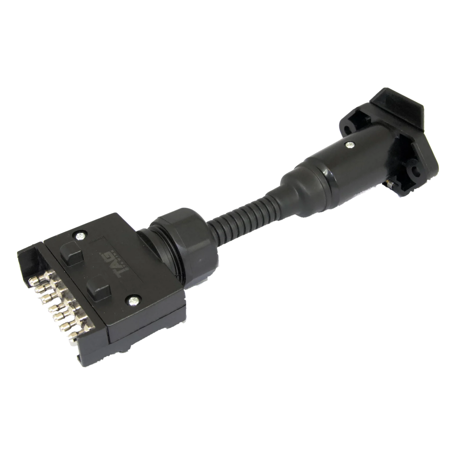 7 Pin Flat to 7 Pin Small Round Adaptor