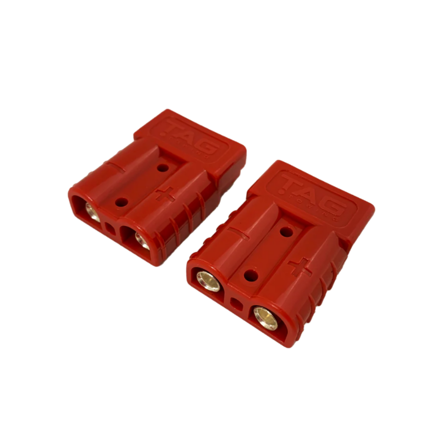 Red Anderson Plug Connector Set 30 Amp (Pair) with Covers