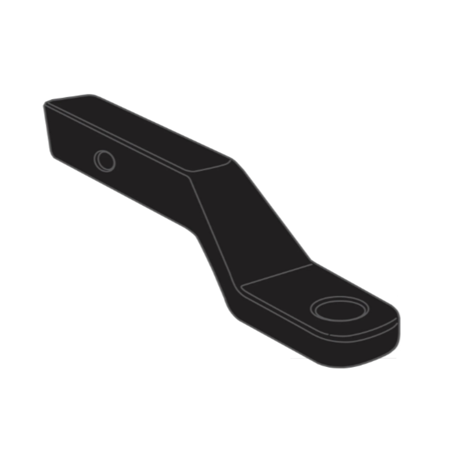4" Drop Forged Tow Ball Mount - 241mm Long, 50mm Square Hitch