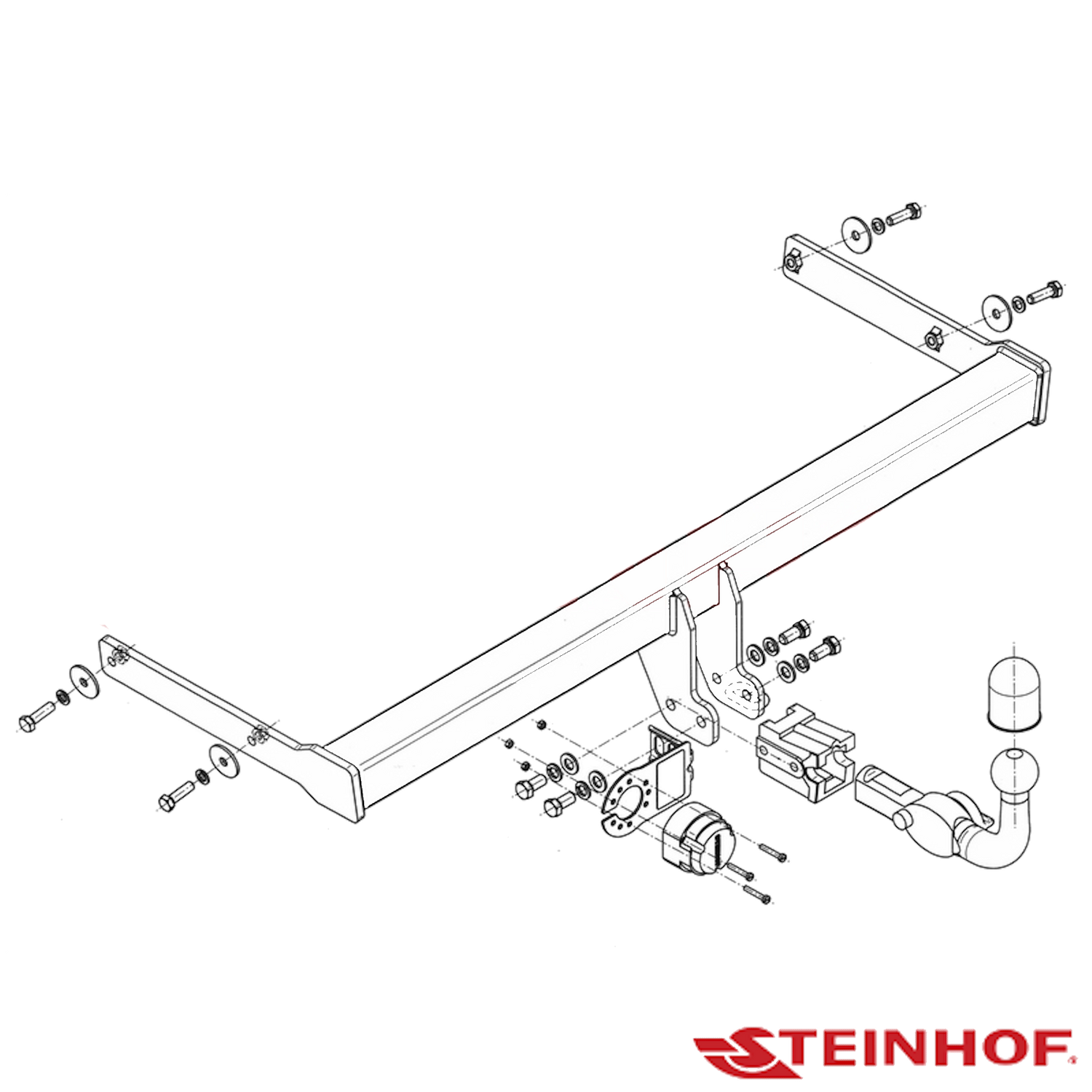 Volkswagen Golf MK5 & MK6 Hatch (Type R Only) 08/2004 - 03/2012 - Towbar Kit
