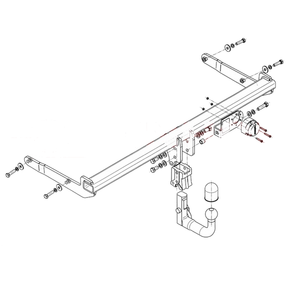 Volkswagen Golf MK7 Wagon 08/2013 - 01/2020 - Towbar Kit