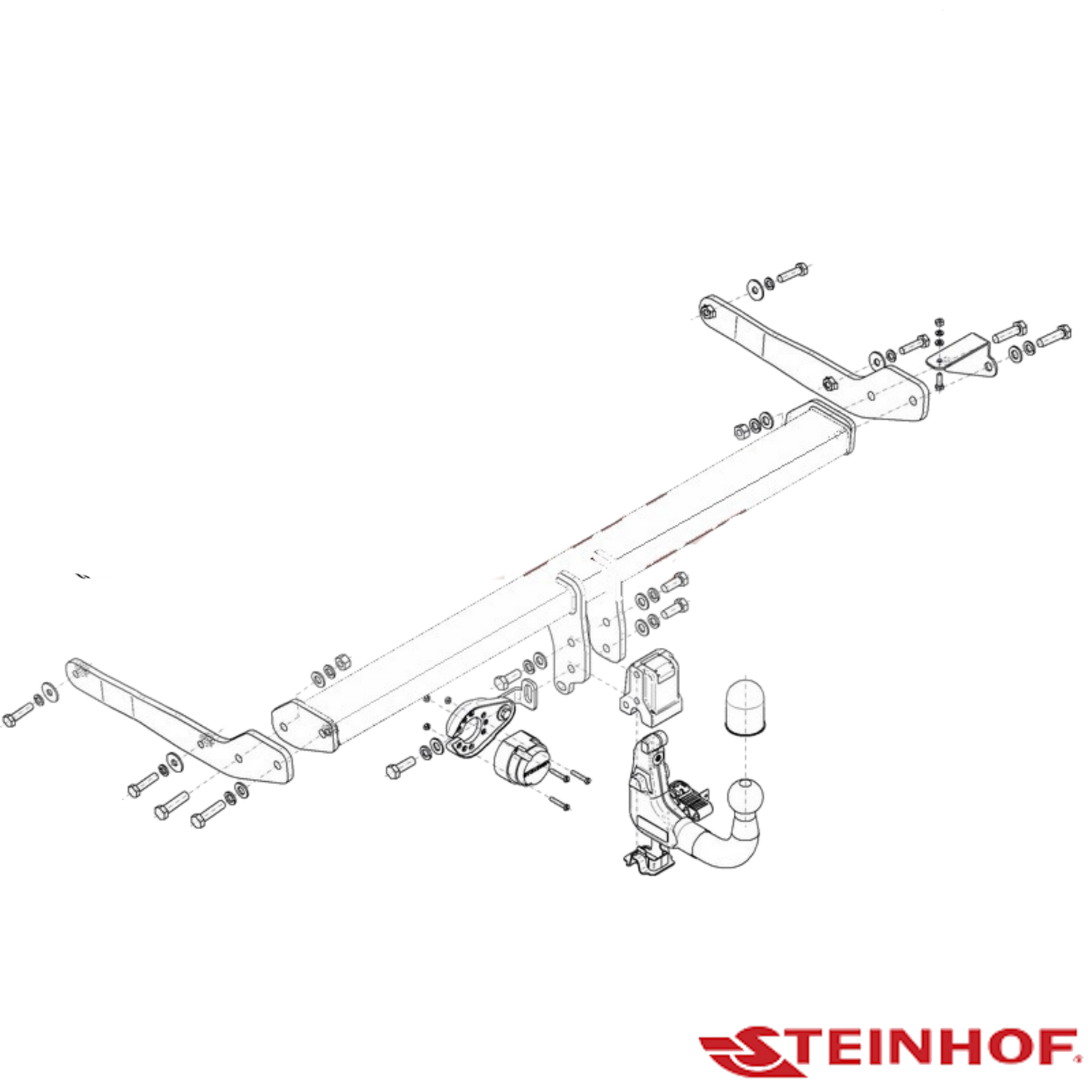 Volkswagen Tiguan SUV 06/2016 - 01/2024 (Fits AdBlue) - Towbar Kit