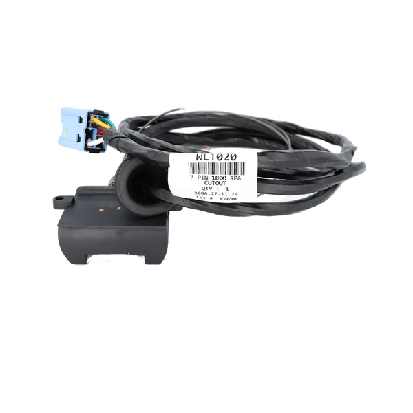 7 Pin Flat RPA Closed Circuit Tail 1200mm