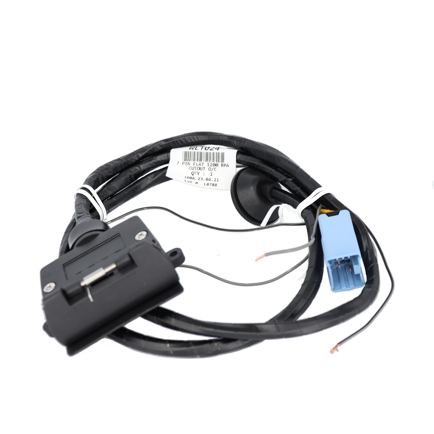 7 Pin Flat RPA Open Circuit Tail 1200mm
