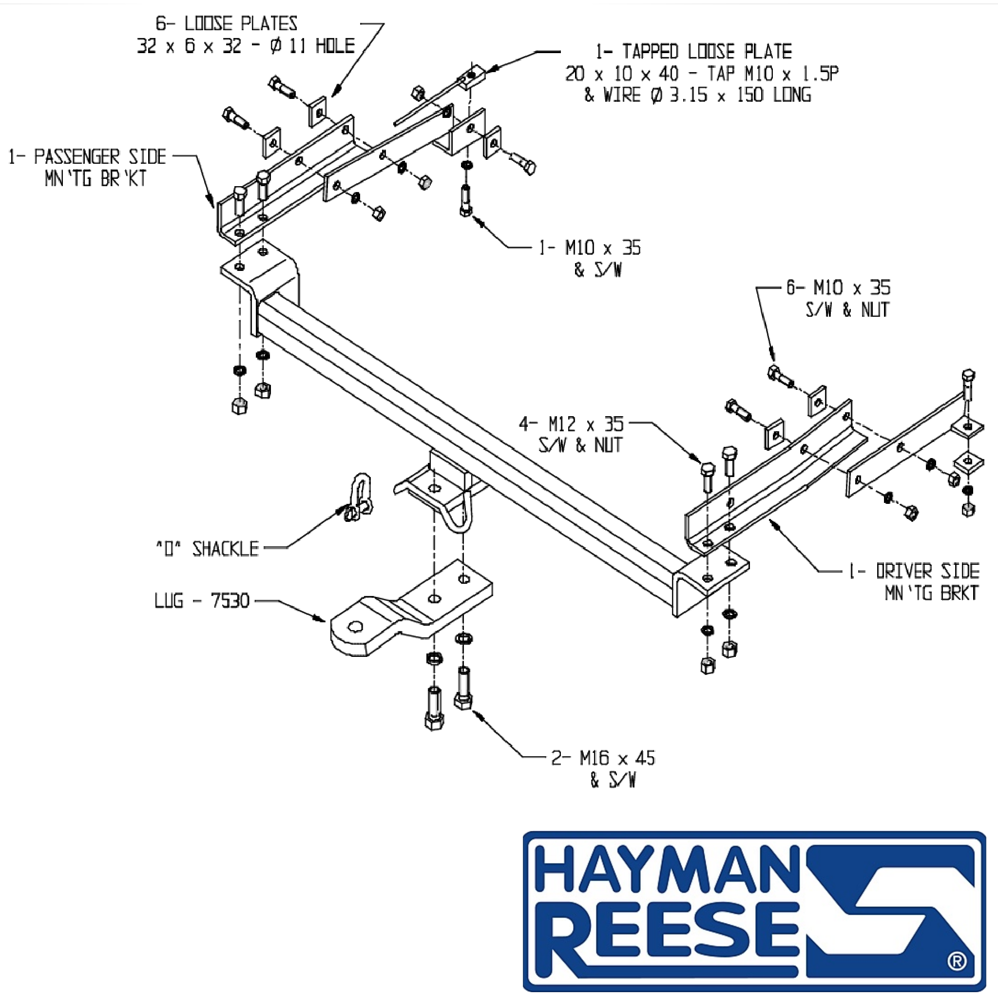 Mercedes-Benz  C Class W202 Sedan 11/1993 - 10/2000 - Towbar Kit