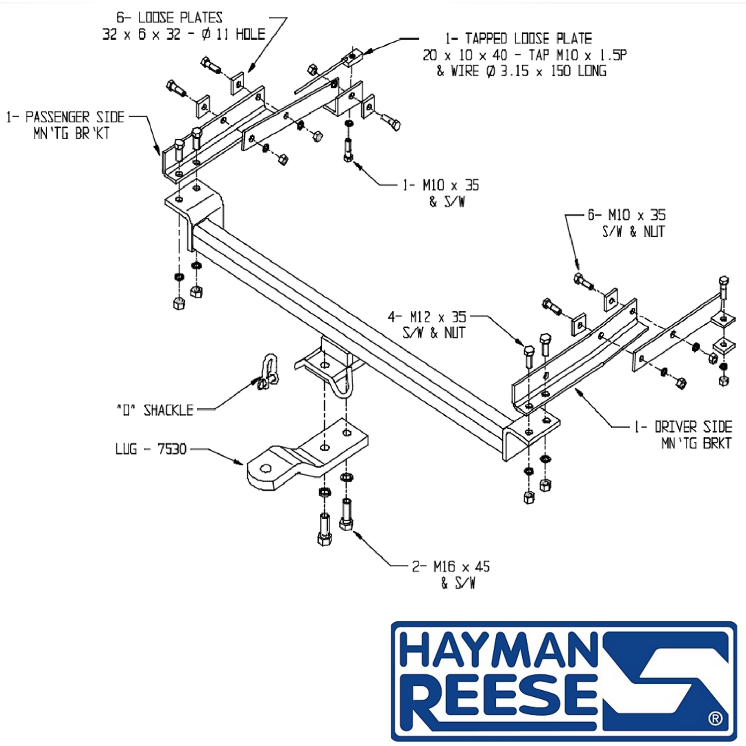 Mercedes-Benz  C Class Wagon 10/1996 - 10/2000 - Towbar Kit
