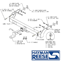 Volkswagen Transporter T4, T5 & T6 Single & Dual Cab Chassis 09/1994 - 06/2020 - Towbar Kit