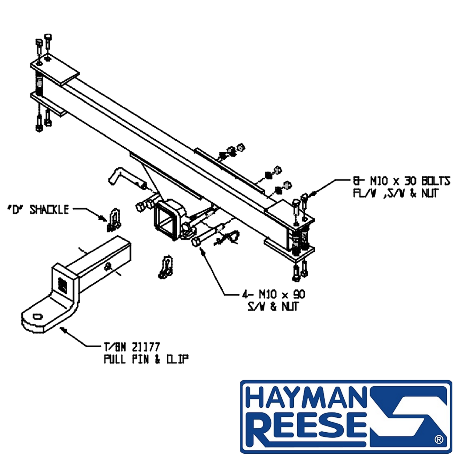 Land Rover Range Rover SUV 05/1995 - 07/2002 - Towbar Kit