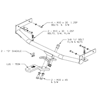 Volvo V40 Wagon 03/1997 - 05/2004 - Towbar Kit