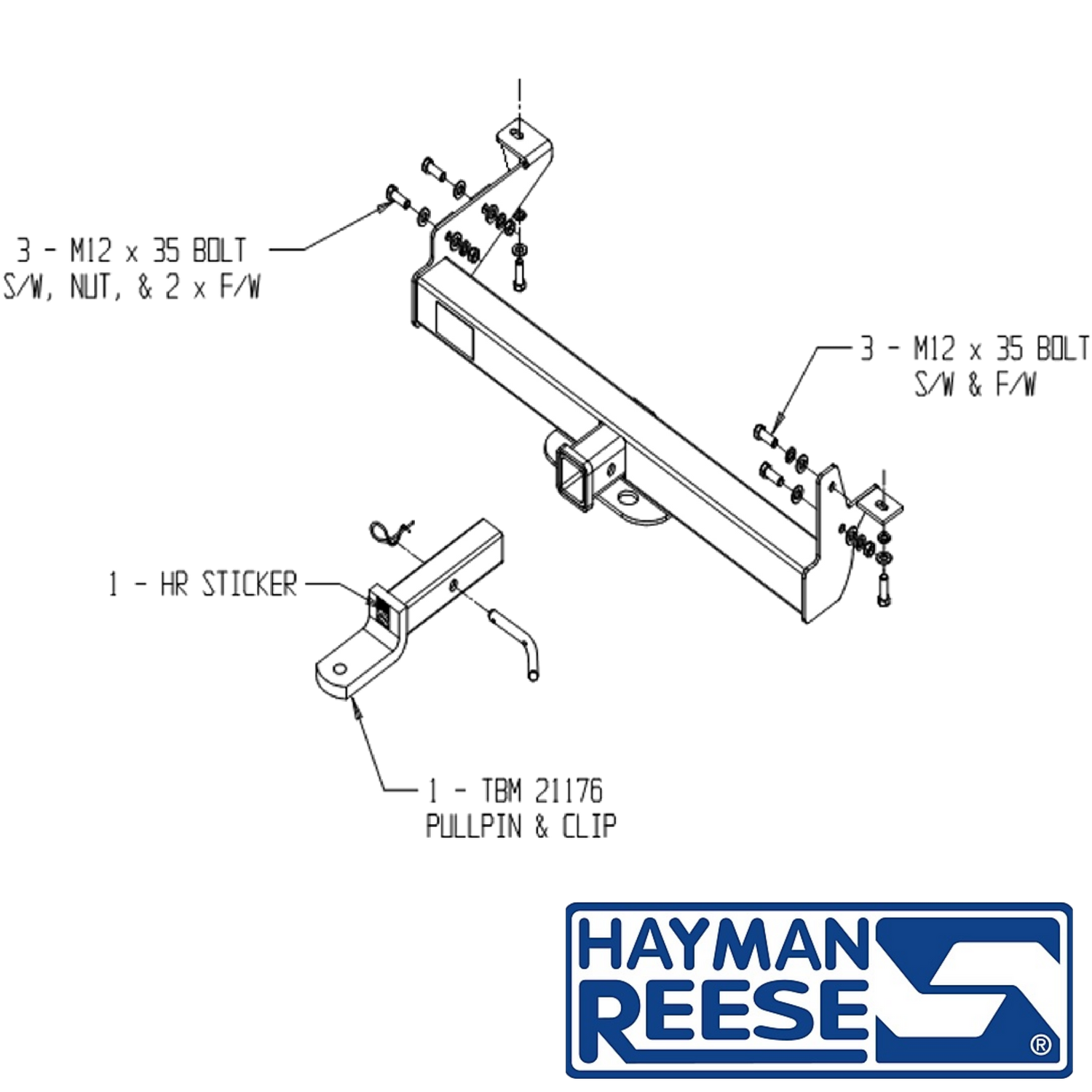 Holden Frontera SUV 03/1999 - 06/2004 - Towbar Kit