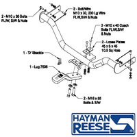 Volkswagen Golf MK4 Hatch 10/1998 - 07/2004 - Towbar Kit