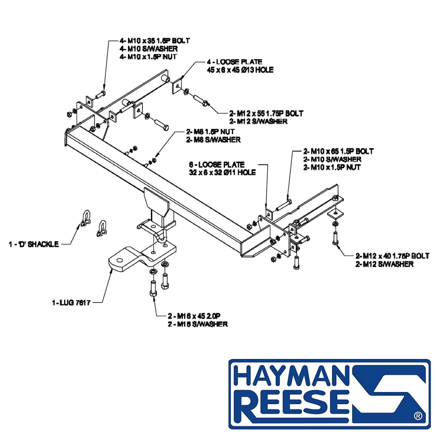 Mercedes-Benz C Class W203 Sedan 07/2001 - 06/2007 - Towbar Kit