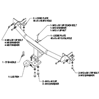 Nissan Pulsar N16 Sedan 06/2001 - 01/2006 - Towbar Kit