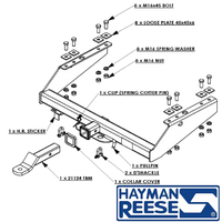 Ford F-250 Tub Body 07/2001 - 06/2006 - Towbar Kit
