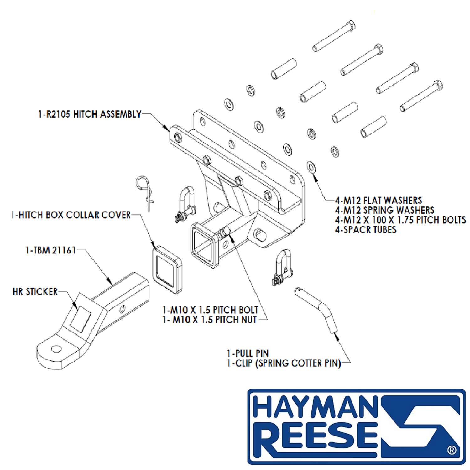 Jeep Commander XH SUV 06/2006 - 01/2011- Towbar Kit